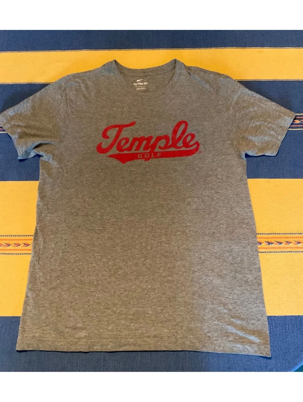 Nike Temple Golf Gray T-Shirt Med